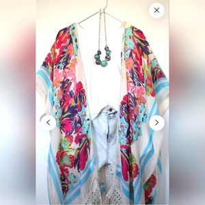 NWT Comfylux Bohemian Duster free size Medium, large, XL, 2X